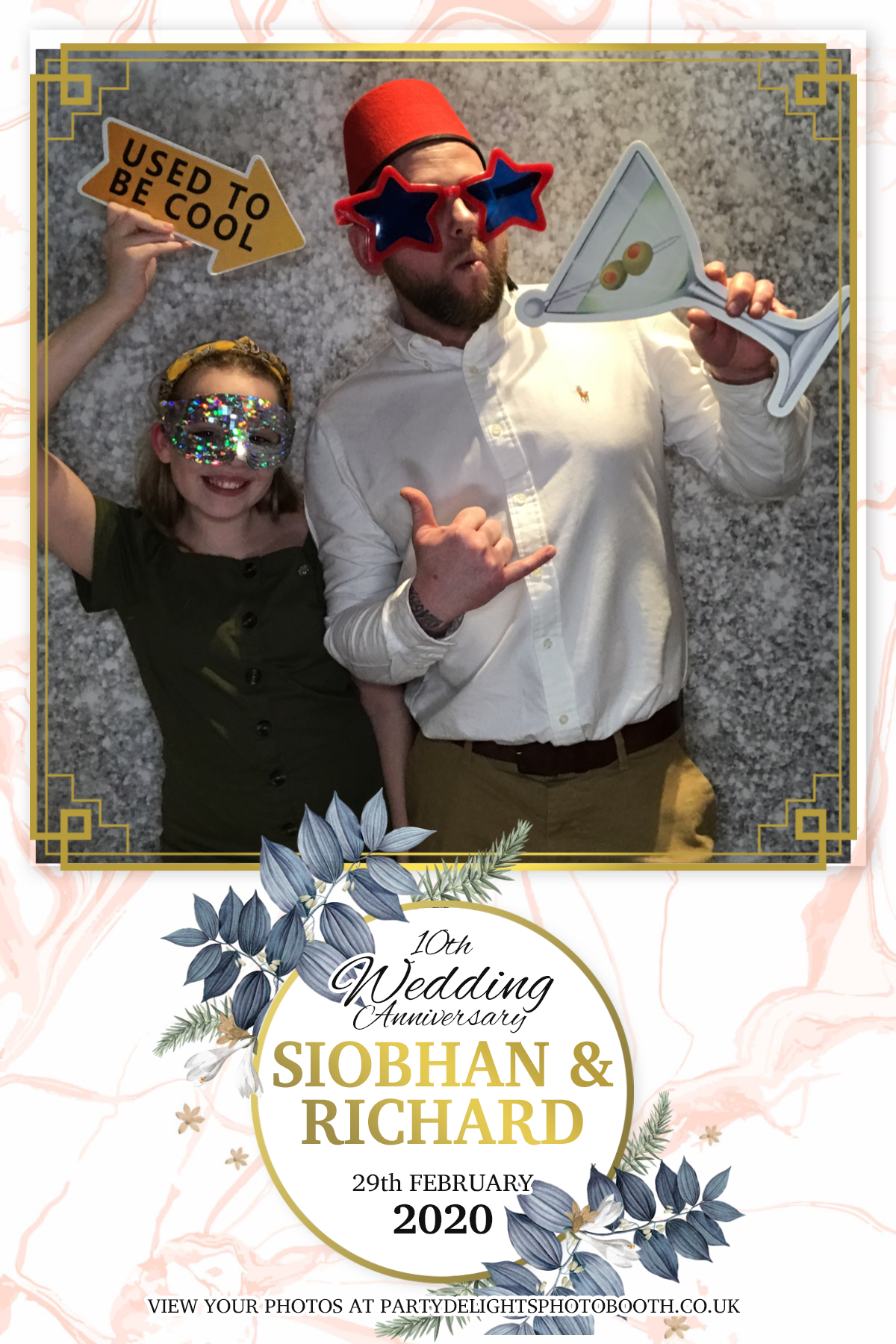 Siobhan and Richards Vow renewal  | View more photos from the event at gallery.partydelightsphotobooth.co.uk/u/PartyDelightsPhotoBooth/Siobhan-and-Richards-Vow-renewal